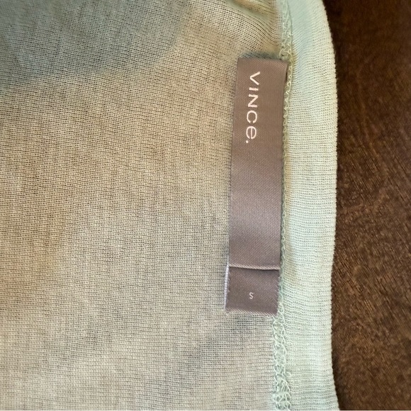 Vince | Soft Mint Fitted Short Sleeve T-Shirt | Sz S - Picture 4 of 5